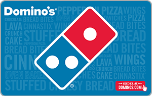 Discounted Domino's Pizza Cards